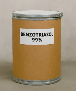 Tambor de Benzotriazol 99% en escamas blanco utilizado como inhibidor de corrosión industrial