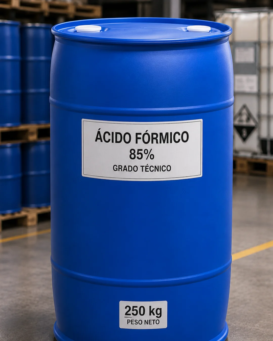 Ácido Fórmico 85% grado técnico en tambor industrial