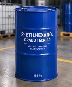 Tambor industrial de 2-Etilhexanol grado técnico